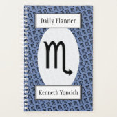 Scorpio Zodiac Symbol Standard van Kenneth Yoncich Planner (Voorkant)