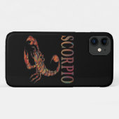 Scorpio Zodiac Symbool Black iPhone Case (Achterkant (horizontaal))