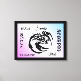 Scorpio Zodiac Symbool Canvas Afdruk
