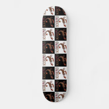 Scorpio Zodiac Symbool Checkerboard Skateboard Dec