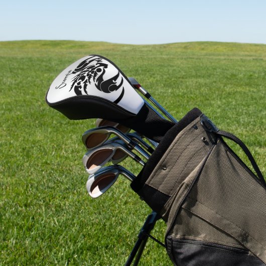 Scorpio Zodiac Symbool en Sign Personalized Golfheadcover (Insitu)
