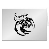 Scorpio Zodiac-symbool en -teken (Voorkant Horizontaal)