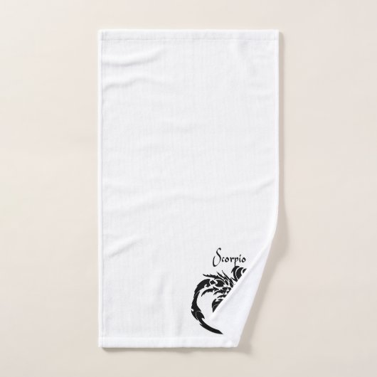 Scorpio Zodiac-symbool en -teken Bad Handdoek (Handdoek)