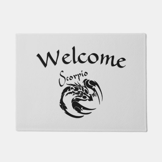 Scorpio Zodiac-symbool en -teken Deurmat (Voorkant)