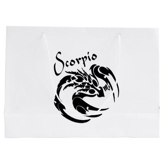 Scorpio Zodiac-symbool en -teken Groot Cadeauzakje (Achterkant)