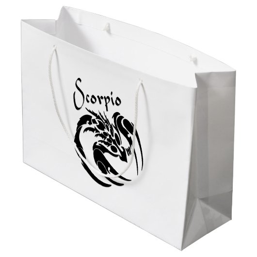 Scorpio Zodiac-symbool en -teken Groot Cadeauzakje (Achterkant Gekanteld)