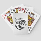 Scorpio Zodiac-symbool en -teken Pokerkaarten (Achterkant)
