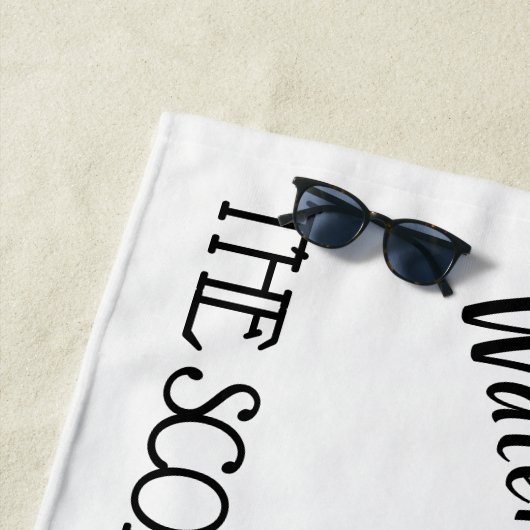 Scorpio Zodiac-symbool en -teken Strandlaken (In situ)