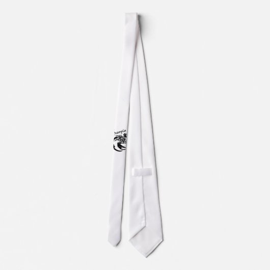 Scorpio Zodiac-symbool en -teken Stropdas (Achterkant)