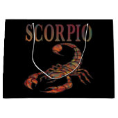 Scorpio Zodiac Symbool Groot Cadeauzakje (Voorkant)