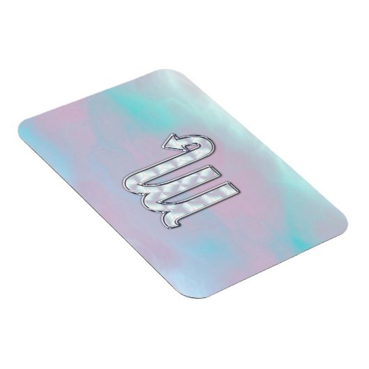 Scorpio Zodiac Symbool in moeder van parelstijl Magneet (Rechterzijde)