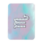 Scorpio Zodiac Symbool in moeder van parelstijl Magneet (Verticaal)