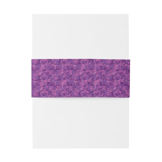 Scorpio Zodiac-symbool op roze digitale camo Uitnodigingen Wikkel (Achterkant Voorbeeld)