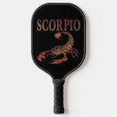 Scorpio Zodiac Symbool Pickleball Paddle (Voorkant)