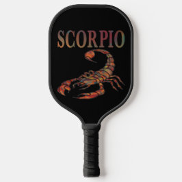 Scorpio Zodiac Symbool Pickleball Paddle