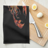 Scorpio Zodiac Symbool Theedoek (Quarter Fold)