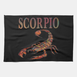 Scorpio Zodiac Symbool Theedoek