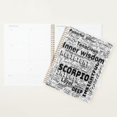 Scorpio Zodiac Word Cloud Inspiration Planner (Display)