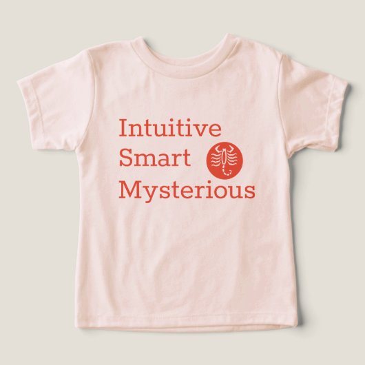 Scorpio zodiale kenmerken (Design voorkant)