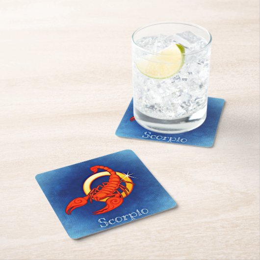 scorpio zodiale onderzetters (Insitu)