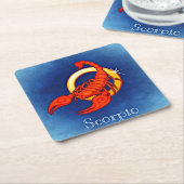 scorpio zodiale onderzetters (Schuin)