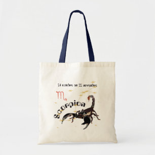 Scorpion 24 octobre au 22 novembre Sac Tote Bag