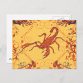 Scorpion 2 ~ Scorpions Scorpio Insect Insect Briefkaart (Voorkant / Achterkant)