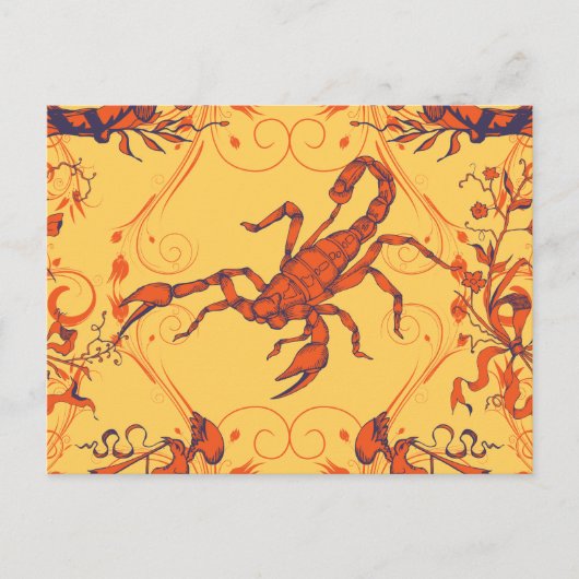 Scorpion 2 ~ Scorpions Scorpio Insect Insect Briefkaart (Voorkant)
