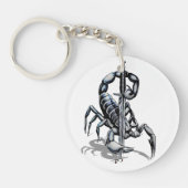 Scorpion, 3D illustratie T-Shirt Trucker Hat Butt Sleutelhanger (Voorkant)