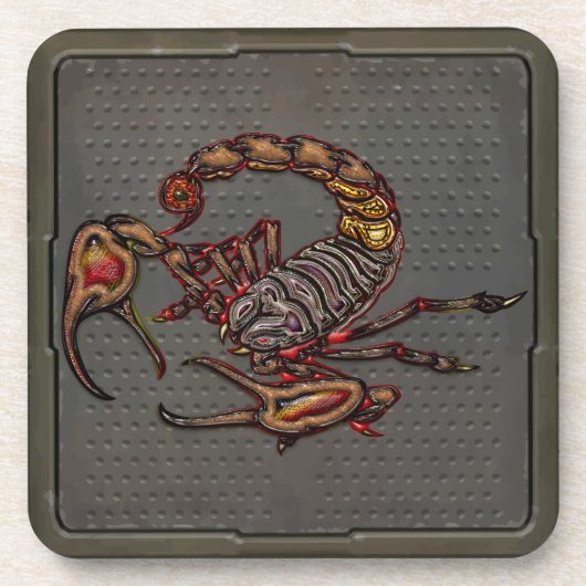 Scorpion Bier Onderzetter (Voorkant)