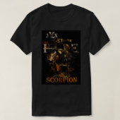 Scorpion bij het skelet ninja krijger t-shirt (Design voorkant)