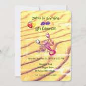 Scorpion Birthday (23 oktober - 21 november) Kaart (Voorkant)