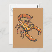 Scorpion Briefkaart (Voorkant / Achterkant)