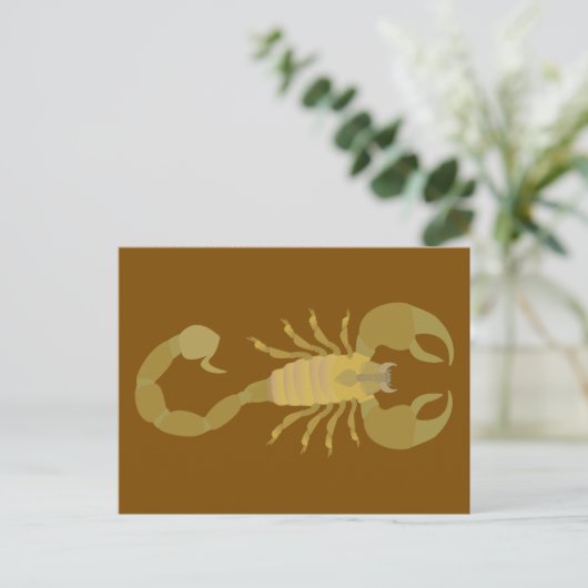 Scorpion Briefkaart (Staand voorkant)