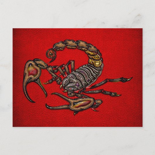 Scorpion Briefkaart (Voorkant)