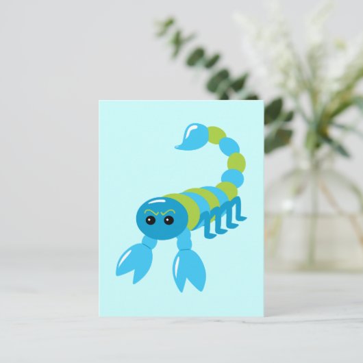 Scorpion Briefkaart (Staand voorkant)