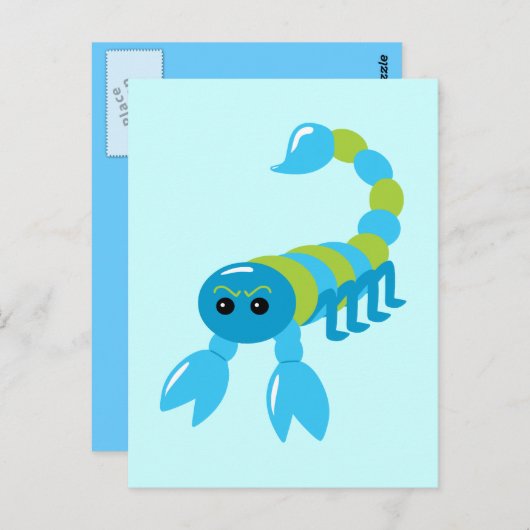 Scorpion Briefkaart (Voorkant / Achterkant)