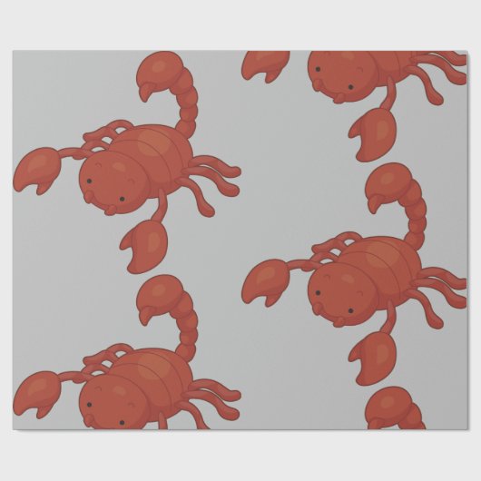 Scorpion Cadeaupapier (Vlak)