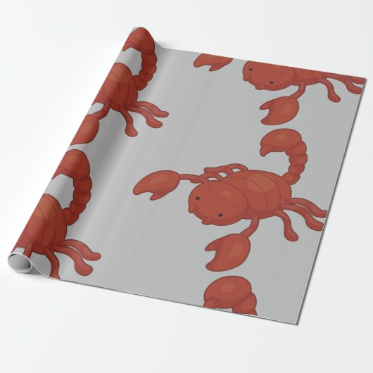 Scorpion Cadeaupapier (Uitgerold)