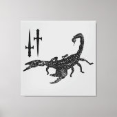 Scorpion Canvas Afdruk (Voorkant)