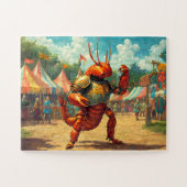 Scorpion Chevalier en Armure - Mediévale puzzel Legpuzzel (Horizontaal)