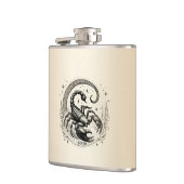 Scorpion Crescent Moon Astrologie Zodiac Schorpioe Heupfles (Links)