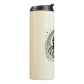 Scorpion Crescent Moon Astrologie Zodiac Schorpioe Thermosbeker (Gedraaid links)