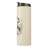 Scorpion Crescent Moon Astrologie Zodiac Schorpioe Thermosbeker (Geroteerd rechts)