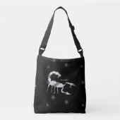 Scorpion Design Black Crossbody Tas (Voorkant)