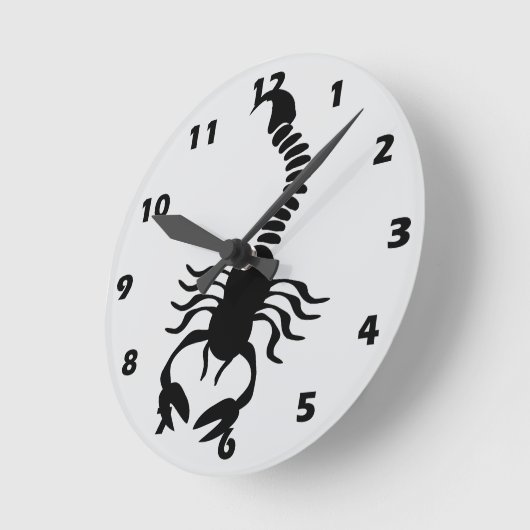 Scorpion Design Ronde Klok (Hoek)