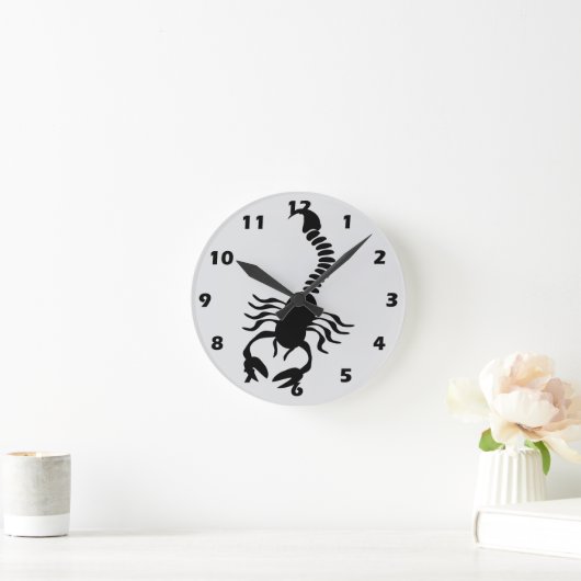 Scorpion Design Ronde Klok (Huis)