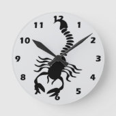 Scorpion Design Ronde Klok (Voorkant)