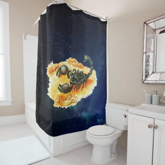 Scorpion Douchegordijn (In situ)