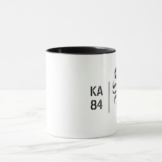  - Scorpion en uw Initialen Mok. Mok (Midden)